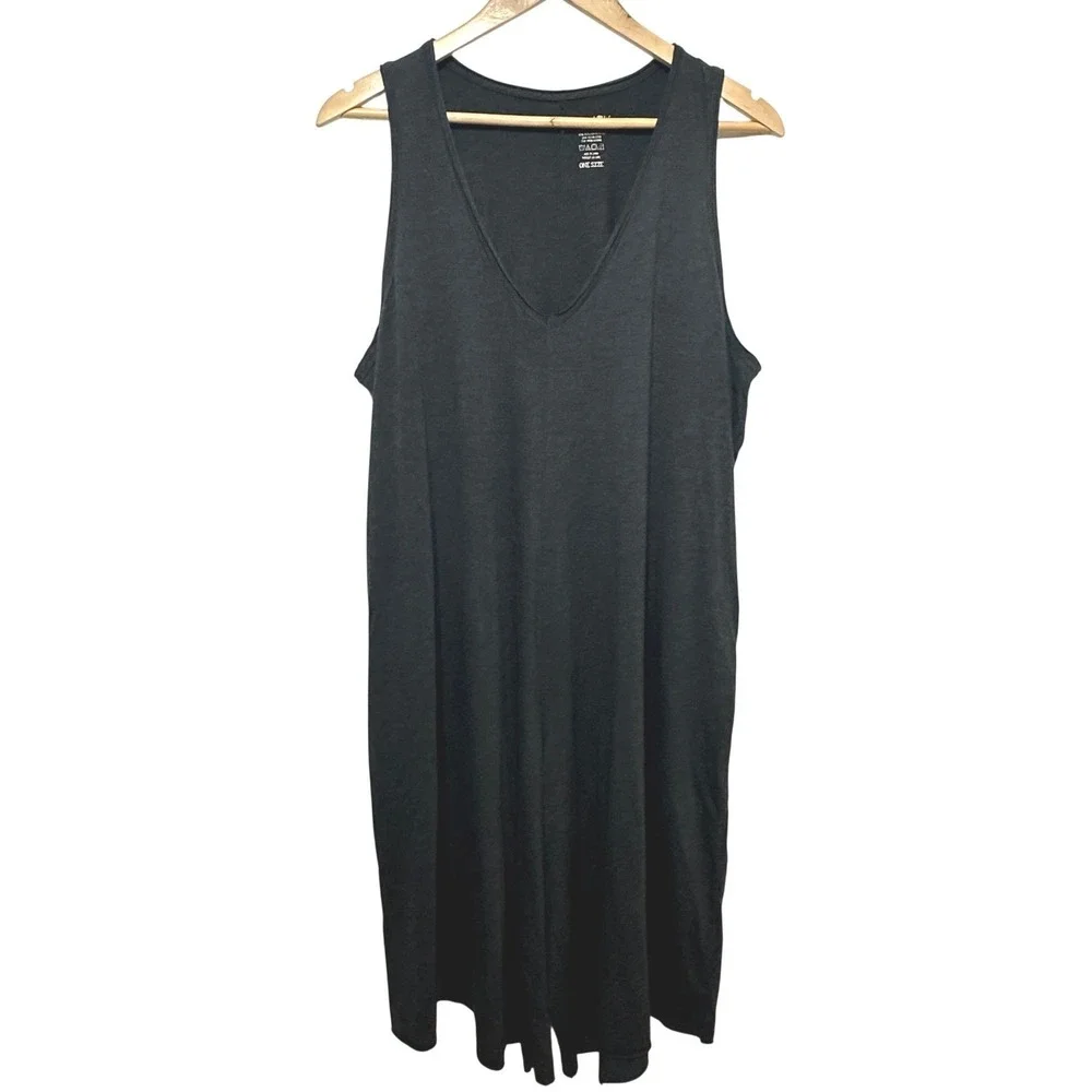 Natural Life V-Neck Sleeveless Wide Leg Pocket Jumpsuit One Size